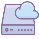 Cloud storage icon